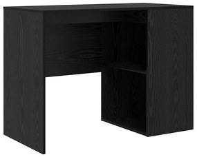 Mesa de Canto Carvalho Preto 102x88x75 cm Madeira Ingenheirada