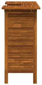 Mesa de bar 110x50x105 cm madeira de acácia maciça