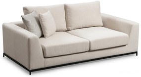 Sofá de 2 Lugares Line – Bege – 201 cm x 102 cm x 84 cm