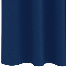 Cortinas com cortinas 2 pcs Azul escuro 260 x 140 cm Poliéster