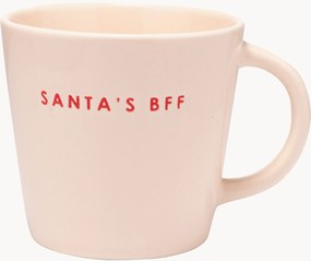 Caneca artesanal Santa's BFF
