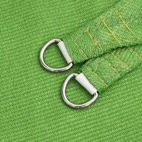 Para-sol estilo vela 160 g/m² 2,5x2,5 m PEAD verde-claro