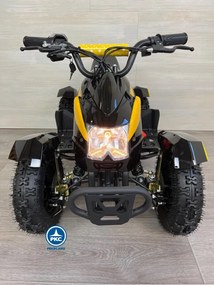 Moto 4 para crianças Cobra 36V 800W Amarelo