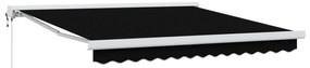 vidaXL Toldo Preto 300 x 250 x 165 cm Poliéster e Alumínio