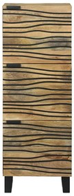 Armário Alto - 40x33,5x110 cm em Madeira de Manga Sólida
