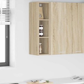 vidaXL Armário suspenso Riga Carvalho Sonoma 20 x 29,5 x 80 cm