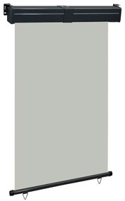 vidaXL Toldo lateral para varanda 125x250 cm cinzento