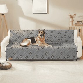 Manta impermeável para cães 1208 x 173 cm cinzento