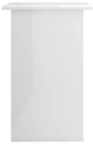 Secretária 90x50x74 cm derivados de madeira branco brilhante