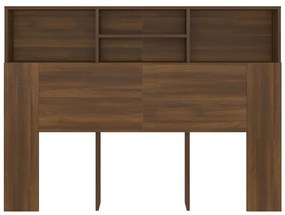 Armário de cabeceira 140x19x103,5 cm cor carvalho castanho