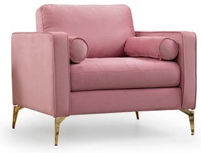 **** Cadeira Wing Rome – Rosa Pó – 105x85x90 cm

**