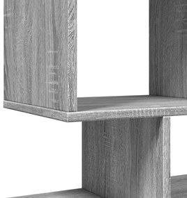 Estante divisória 92x29x112 cm derivados madeira cinza sonoma