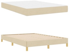 Cama Box Creme, Marrom 160 x 200 cm