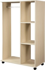 Guarda roupa 80 x 40  x 128 cm móvel Cor carvalho claro