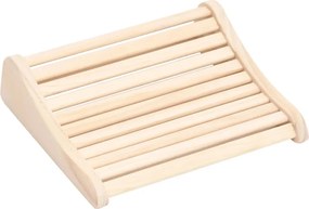 VidaXL Apoio de cabeça para sauna madeira de pinho maciça