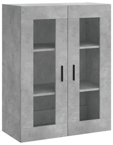 Móveis de parede 2 pcs derivados de madeira cinzento cimento
