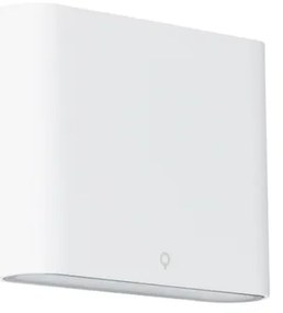 Candeeiro de Parede Exterior Moderno Branco 11,5 cm Incl. LED - Batt