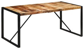 Mesa de jantar 175x90x76 cm madeira de mangueira maciça áspera