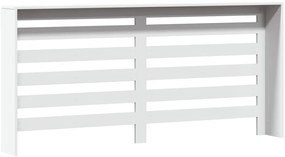 Cobertura de radiador 175x20x82 cm derivados de madeira branco