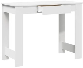 Secretária 100x45x75 cm derivados de madeira branco