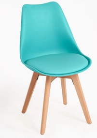 Pack 4 Cadeiras Synk Basic - Água-marinha