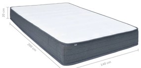 Colchão para cama boxspring 200x140x20 cm
