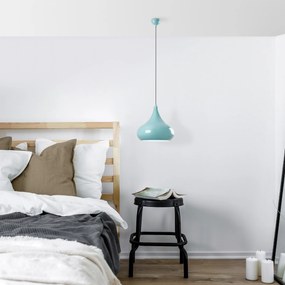 Candeeiro de Teto Saglam – Turquesa – Ø30 h:28 cm
