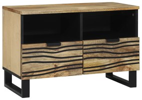 Armário de TV - 70x33.5x46 cm, Madeira de Mangueira Maciça