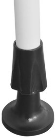 Toldo retrátil manual 250 cm riscas azuis e brancas