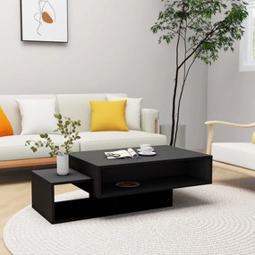 Mesa de centro 105x55x32 cm derivados de madeira preto