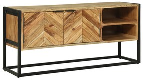 vidaXL Aparador de TV 110x30x50 cm Madeira de Acácia Sólida