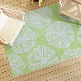 Tapete de exterior 140x200 cm ARAKIL PP verde