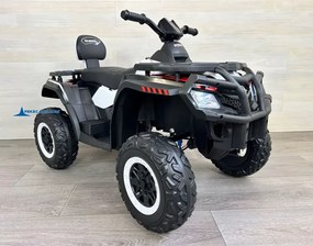 Moto 4 Eléctrica para crianças XT-SPEED 24V, 4x4, Rodas de borracha, Assento em couro sintético Branca
