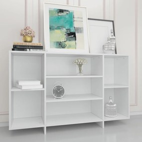 Aparador 120x30x75 cm derivados de madeira branco