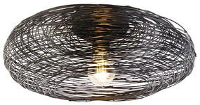 Candeeiro de teto design preto oval - Sarella Design
