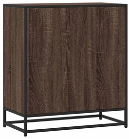 Aparador 68x35x76 cm deriv. de madeira/metal carvalho castanho