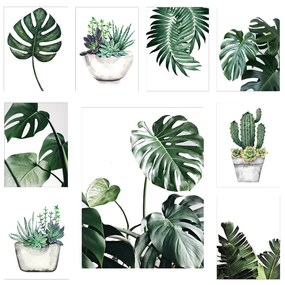 Pintura Decorativa MDF 9MDF08YS – Multicolor – 20 x 15 cm (8 Peças) /