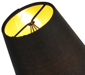 Candeeiro de pé design preto abajures apertos 3-luzes - WIMME Design