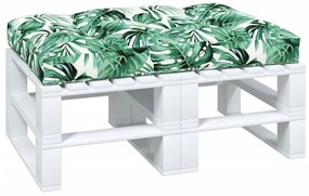 Almofadão para sofá de paletes 120x80x12 cm tecido verde