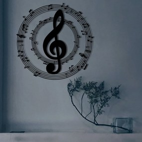 Acessório Decorativo de Parede Arrakis – Preto – 48 x 48 cm