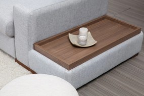 Sofá de Canto Loop – Cinza Claro – 332 cm x 194 cm