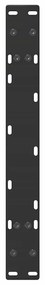 Pés para mesa de centro em formato A, 2 peças, preto, 70x(30-31) cm, a