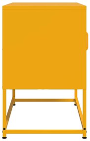 Móvel de TV 68x39x60,5 cm aço amarelo mostarda