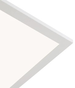 Painel LED moderno para sistema de teto quadrado branco - Pawel Moderno