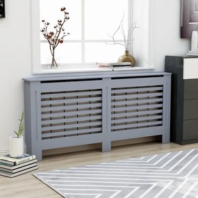 vidaXL Cobertura de radiador 172x19x81,5 cm MDF antracite