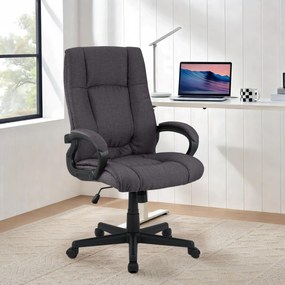 Cadeira de Escritório XL Sparta Tecido Preto