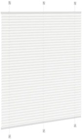 Branco Plissada Cega 105x150cm Largura Tecido 104,4cm Poliéster