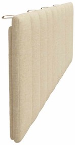 Almofadão de cabeceira 180 cm tecido creme