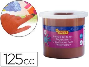 Estojo Jovi Pintura a Dedos 125 Ml Castanho Opaco