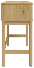 Mesa consola FLORO 89,5x36,5x73 cm pinho maciço castanho mel